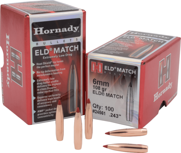 Hornady ELD-Match - 6mm - 108gr (100pk)