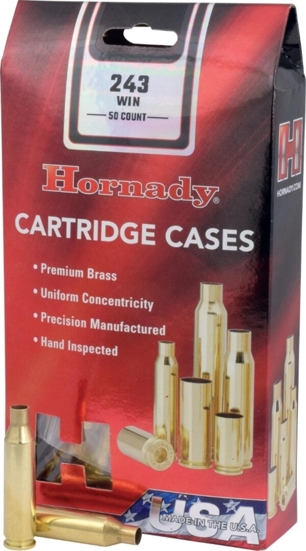 Hornady Cartridge Cases .243 (50pk)